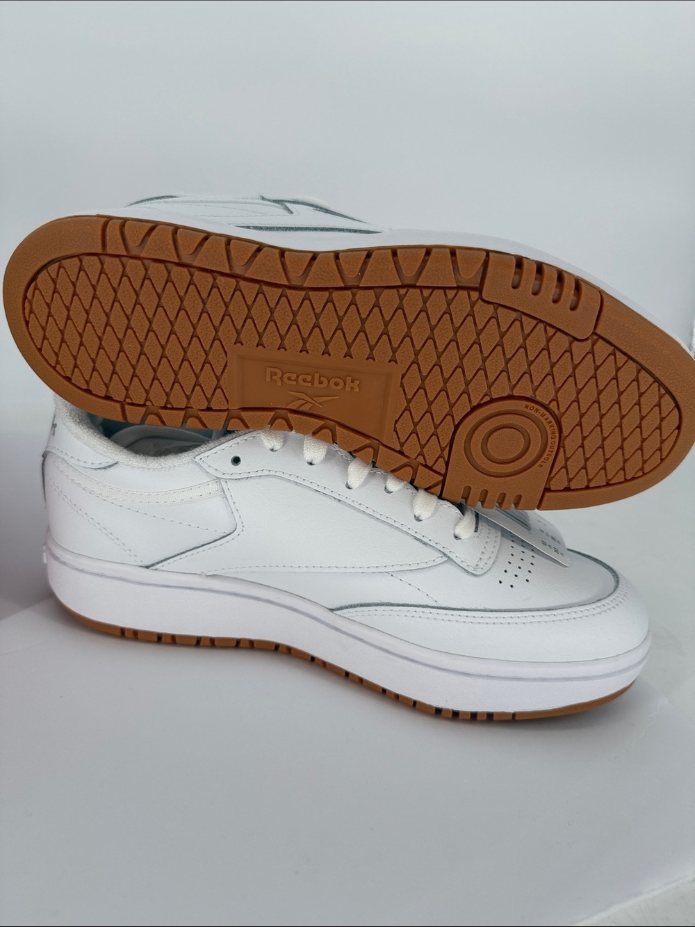 Reebok White Club C Double Women’s size 8.5 - Picture 6 of 7